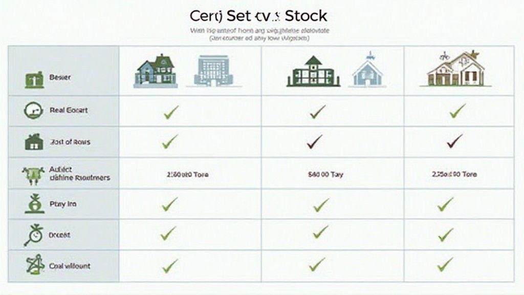 Understanding Real Estate vs Stocks Differences