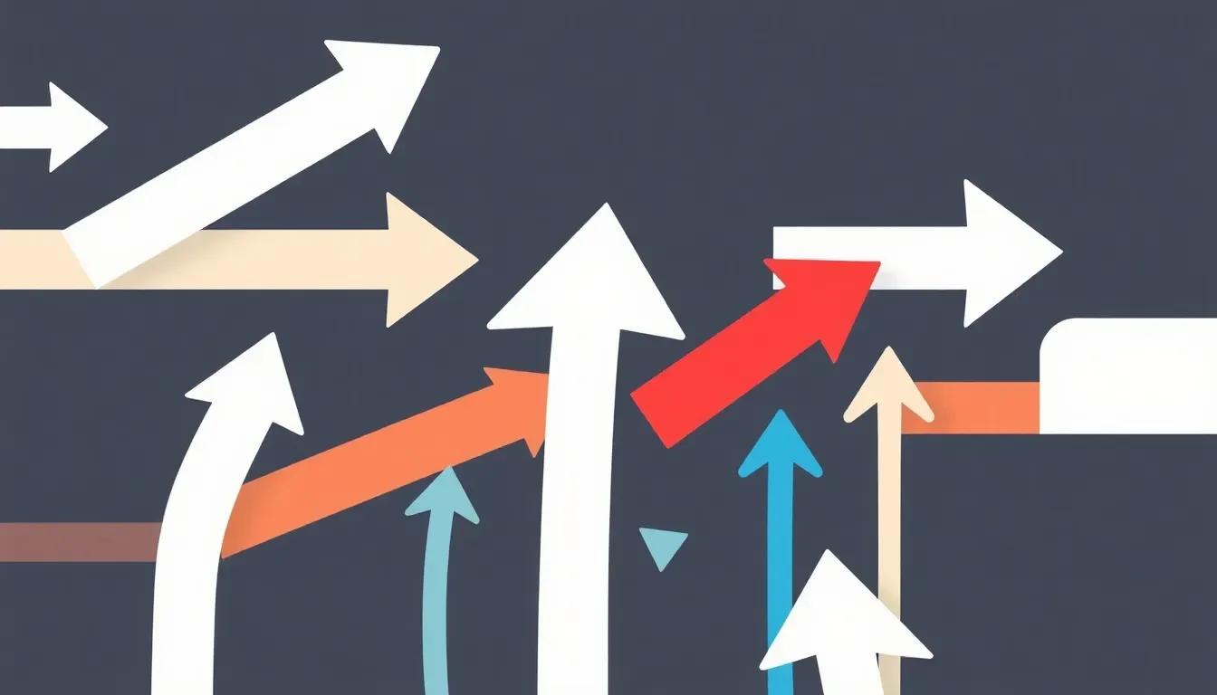 Visual representation of investment strategies highlighting diverse paths to financial success and secure investments.
