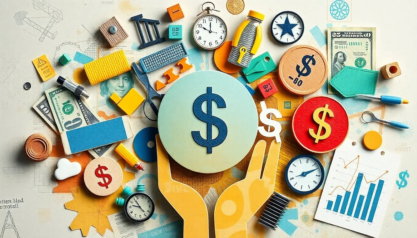 Visual metaphor capturing the essence of focusing on personal finance, illustrating empowerment through financial literacy and actionable skills.