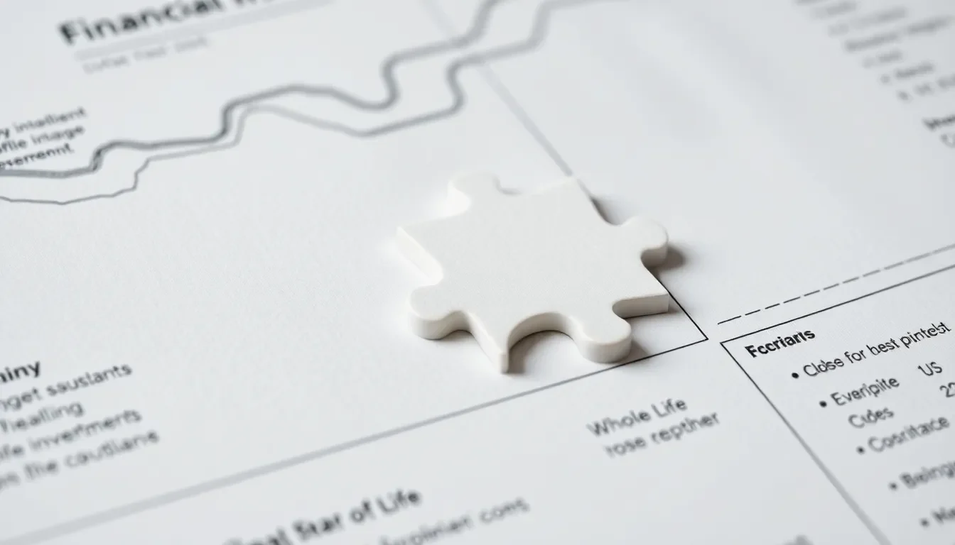 Image depicting is whole life insurance a good investment as a puzzle piece in overall financial strategy.