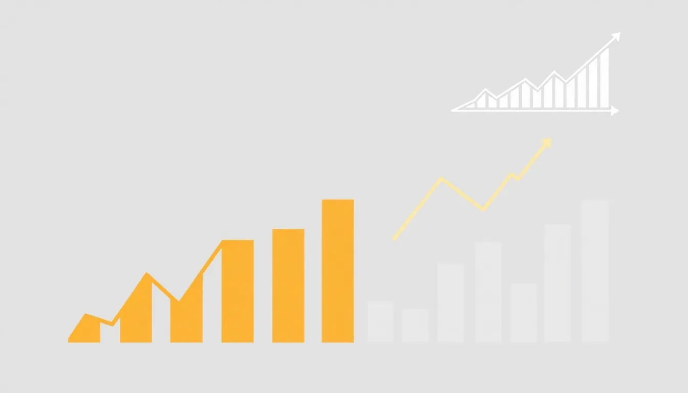 Graphics representing economics and personal finance trends for informed decision making