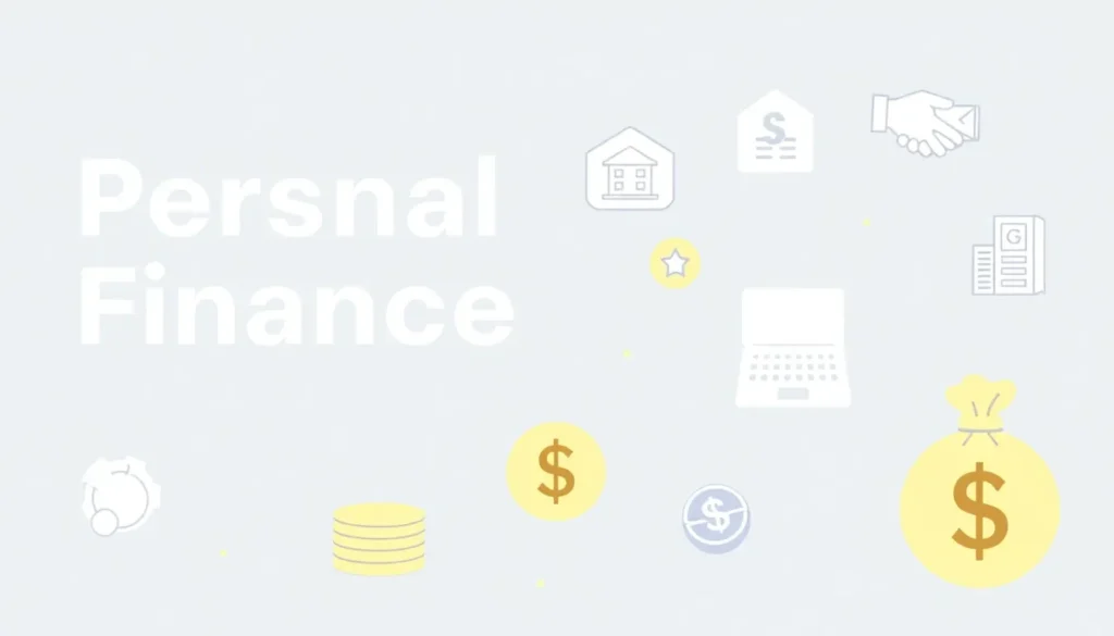 Foundations in personal finance concepts represented through modern visuals.