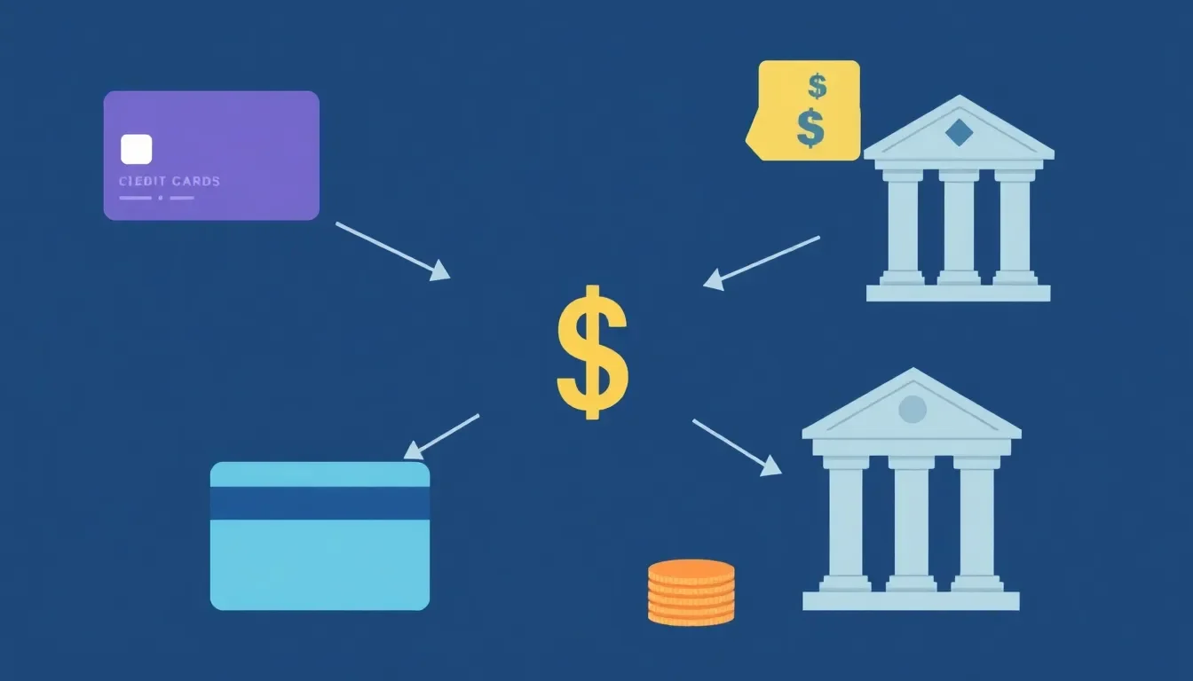 Illustration of separating business and personal finances through effective tools for easier expense tracking and management.