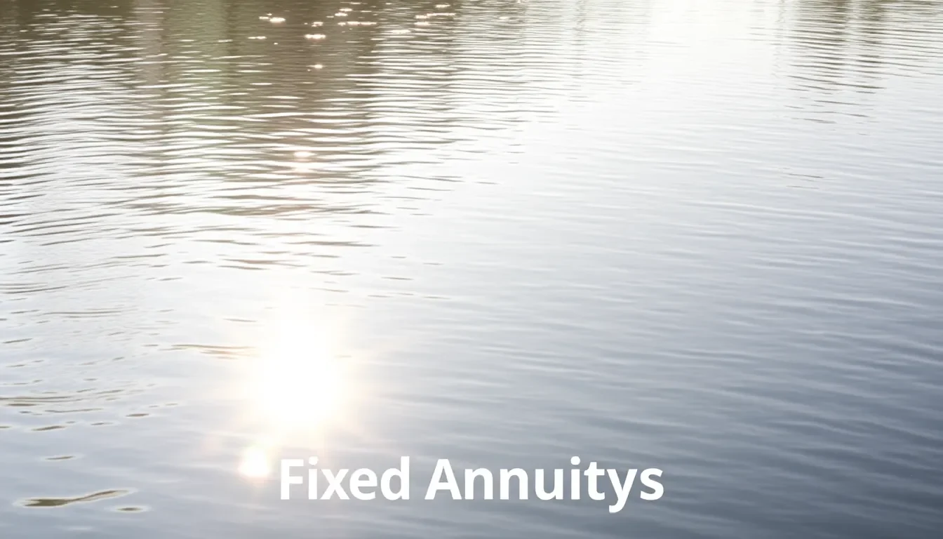 Visual representation of are fixed annuities a good investment, showcasing serene growth and stability in retirement.