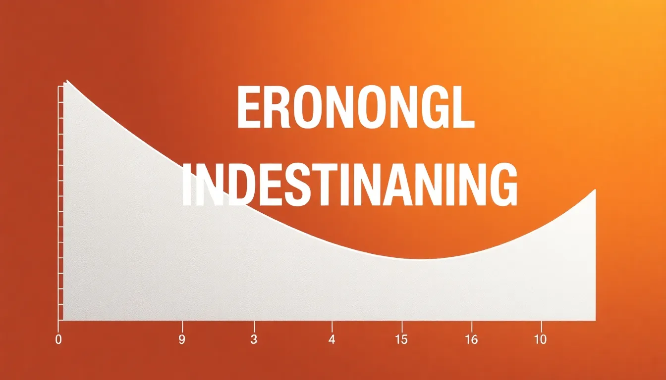 Economics and personal finance illustrated with a graph showing progress and improved financial literacy metrics.