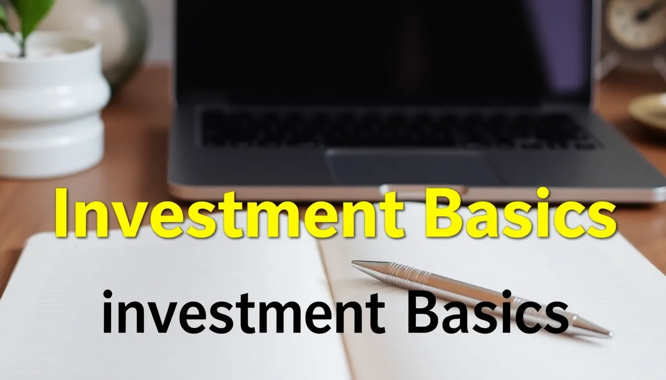 how to invest - open notebook and laptop for investment basics