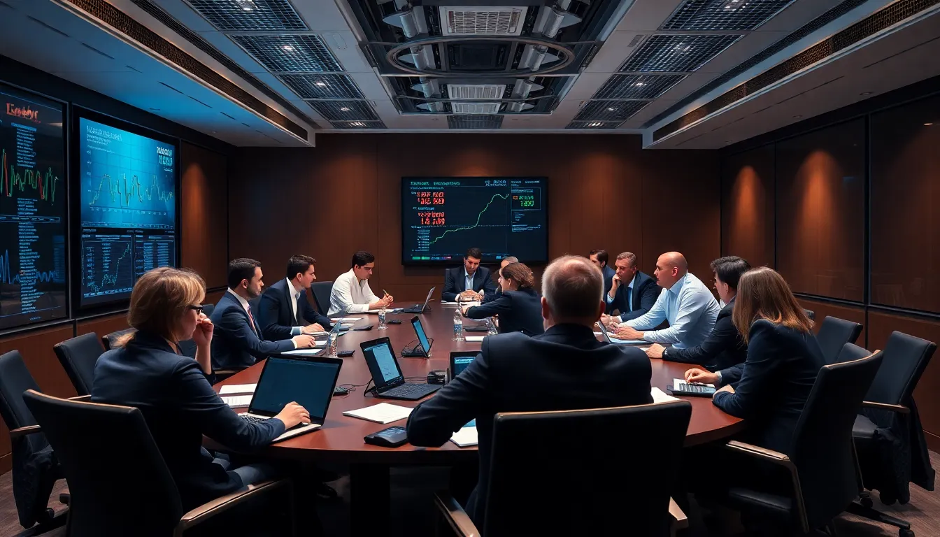 A finance meeting illustrating the dynamics of highest paying finance jobs.