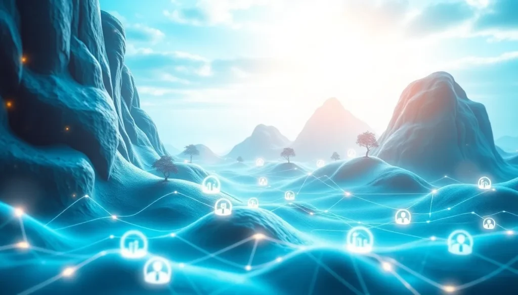 A digital representation of emerging jobs about finance in the evolving landscape.